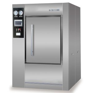 οριζόντιος αποστειρωτής ατμού με προ-κενό